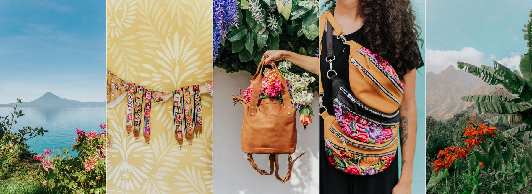 Shop Hiptipico Ethical Brand Featuring Unique Camera Straps and Colorful Bags as seen in Free People