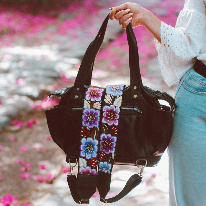 Newly Embroidered Backpack Strap - Amsterdam