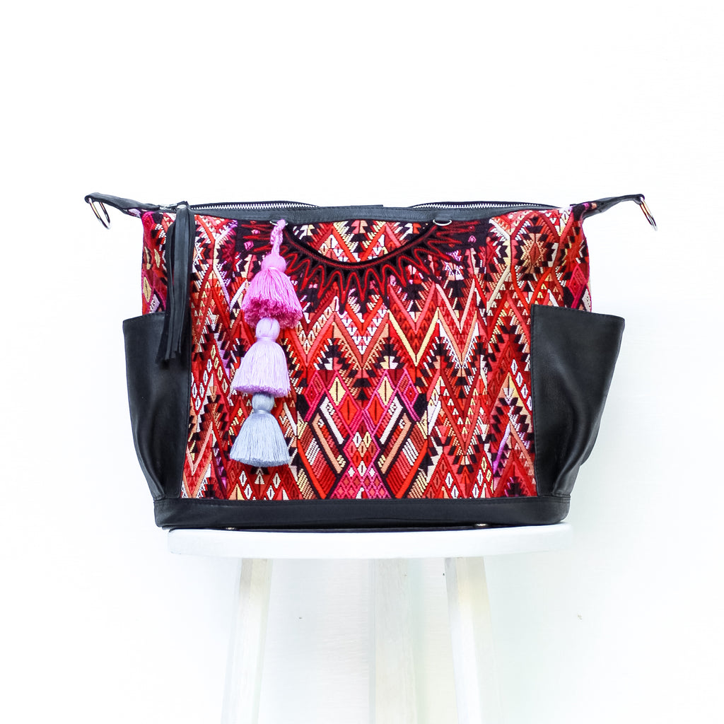 Convertible Bag Large Black - Chestnut