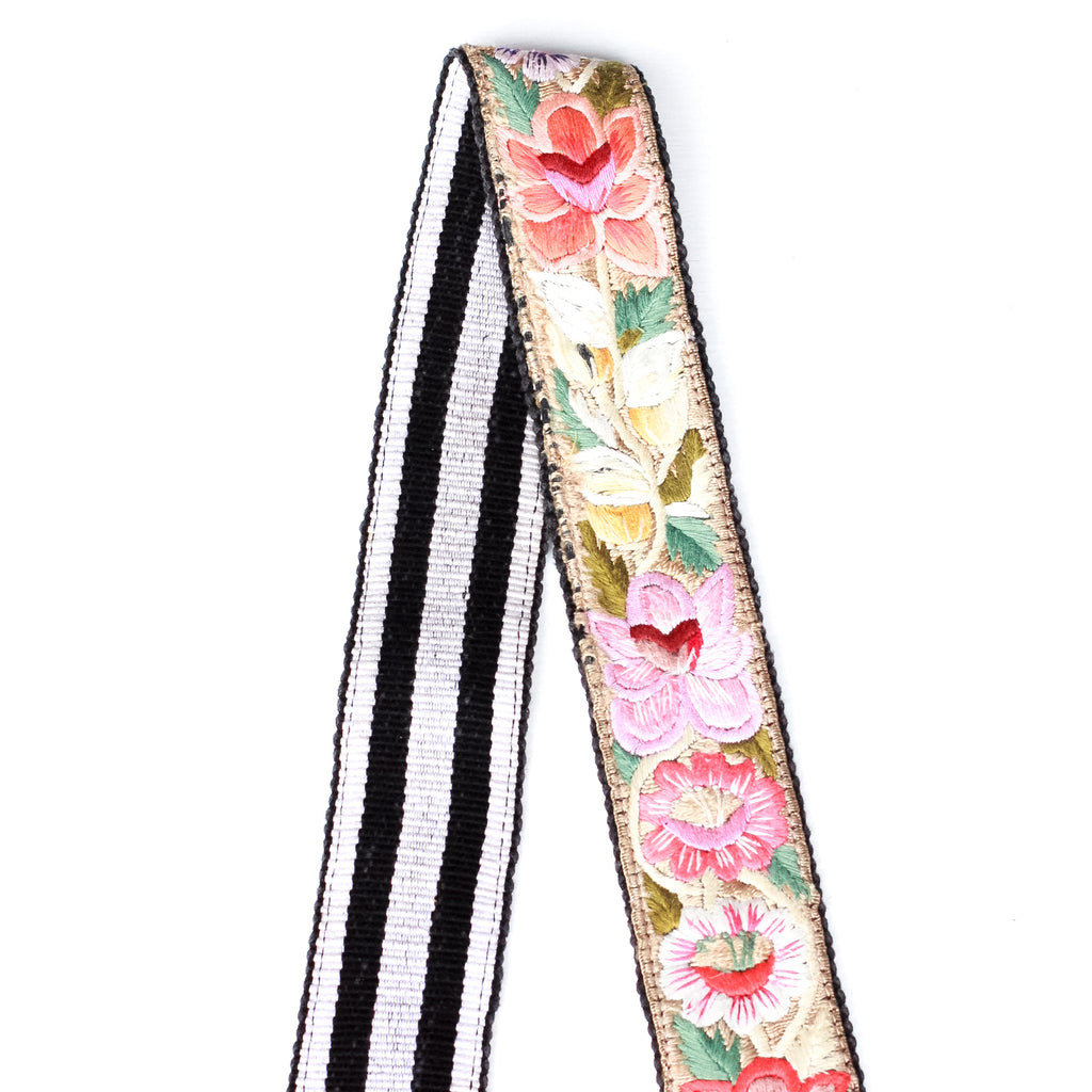Vintage Embroidered Strap - Floral Paradise