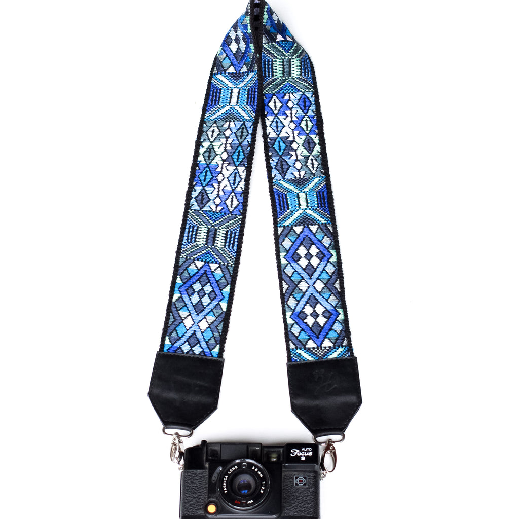 Vintage Embroidered Strap - Blue Lagoon