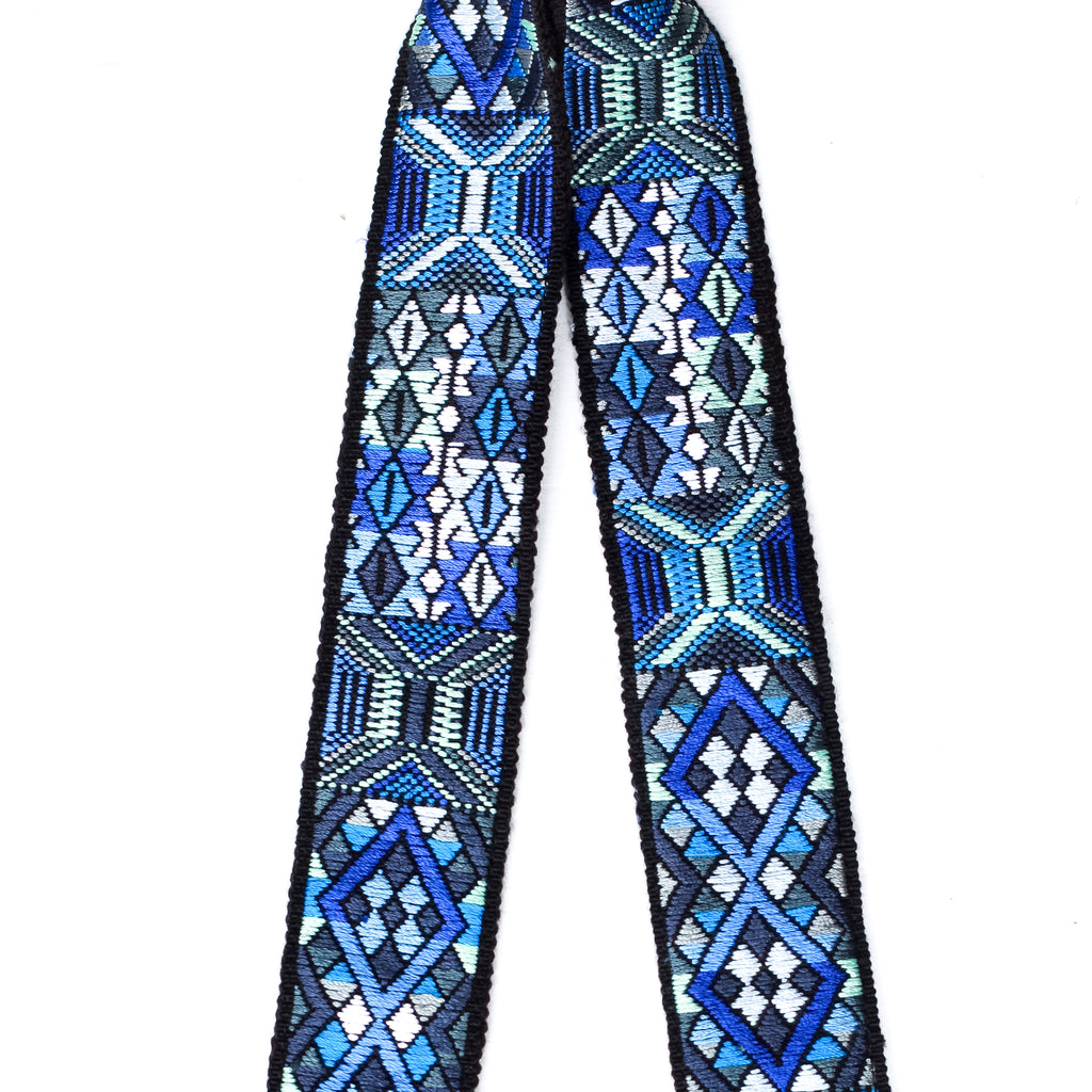 Vintage Embroidered Strap - Blue Lagoon