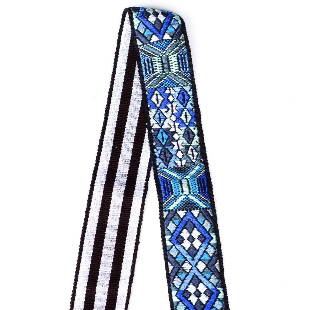 Vintage Embroidered Strap - Blue Lagoon