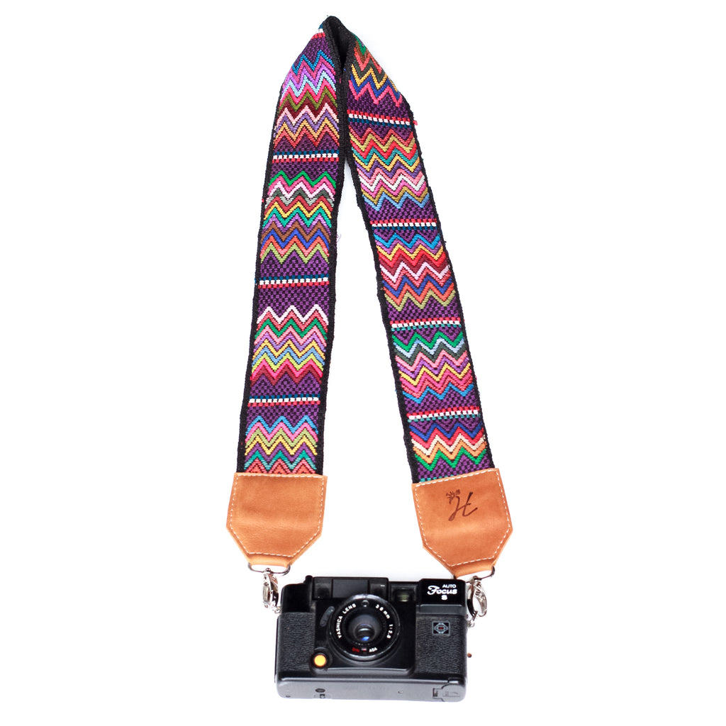 Vintage Embroidered Strap - Zig Zag
