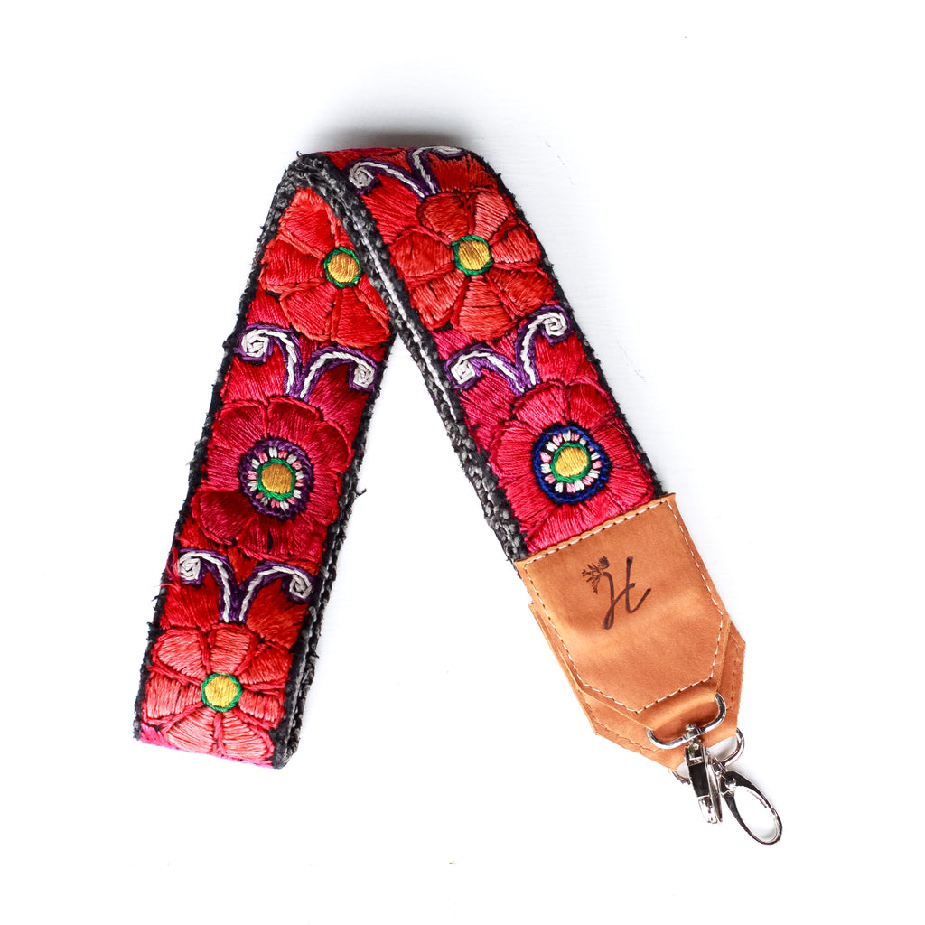 Vintage Embroidered Strap - Passion