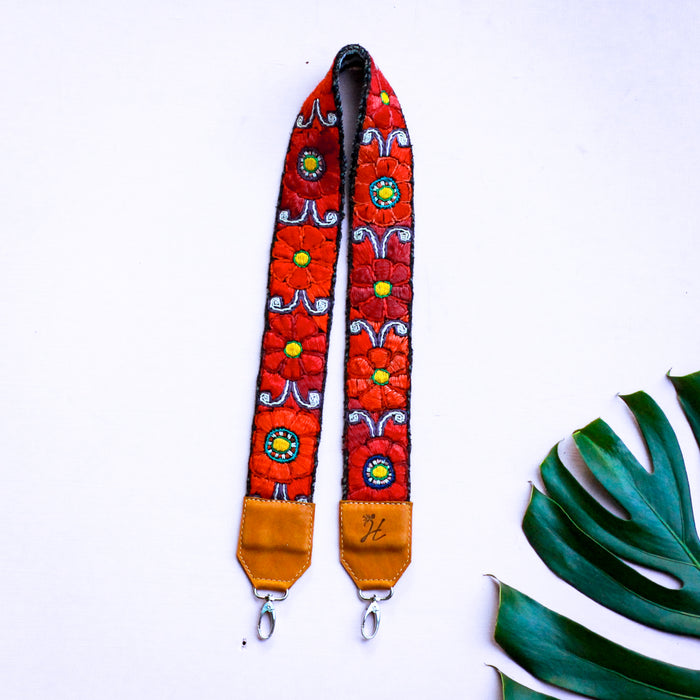 Vintage Embroidered Strap - Passion