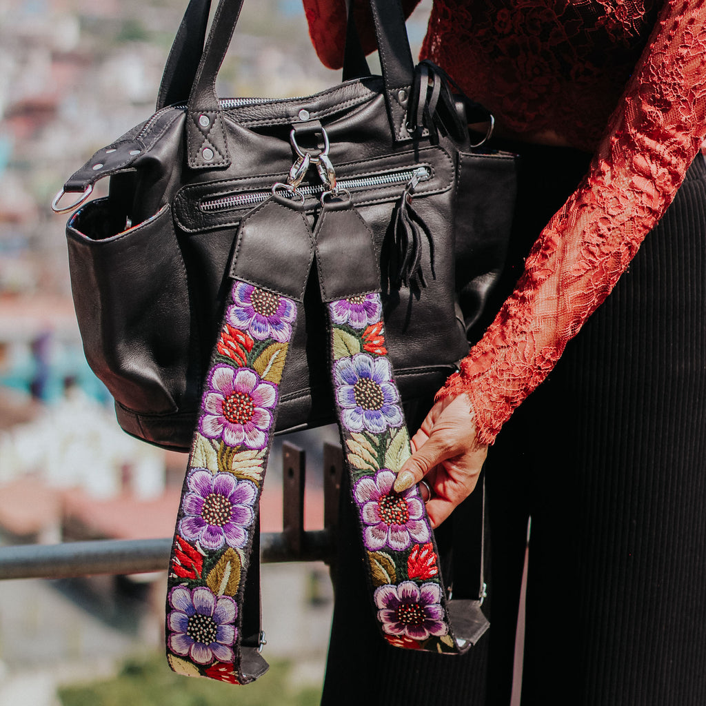 Newly Embroidered Backpack Strap - Amsterdam