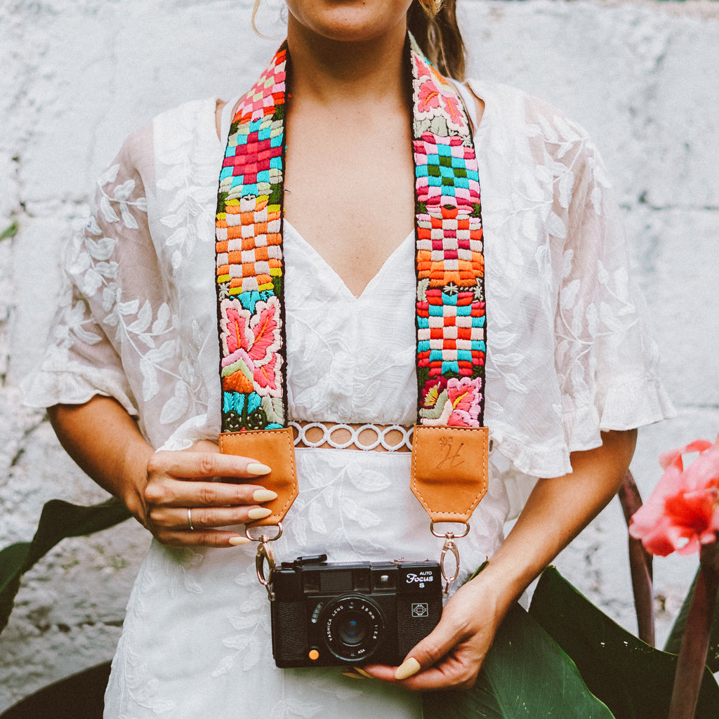 Newly Embroidered Strap - Tikal Sun