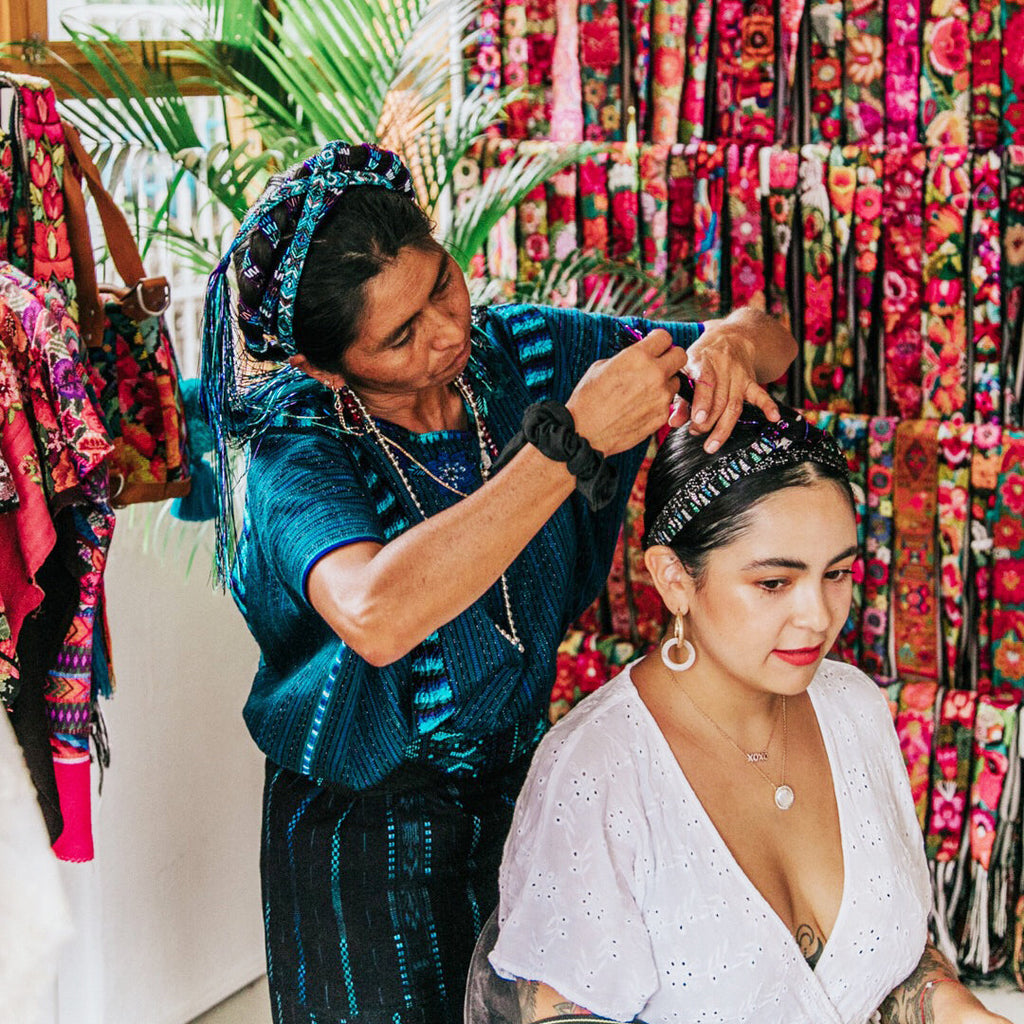Tocoyal Fringe Hair Wrap - Fiesta