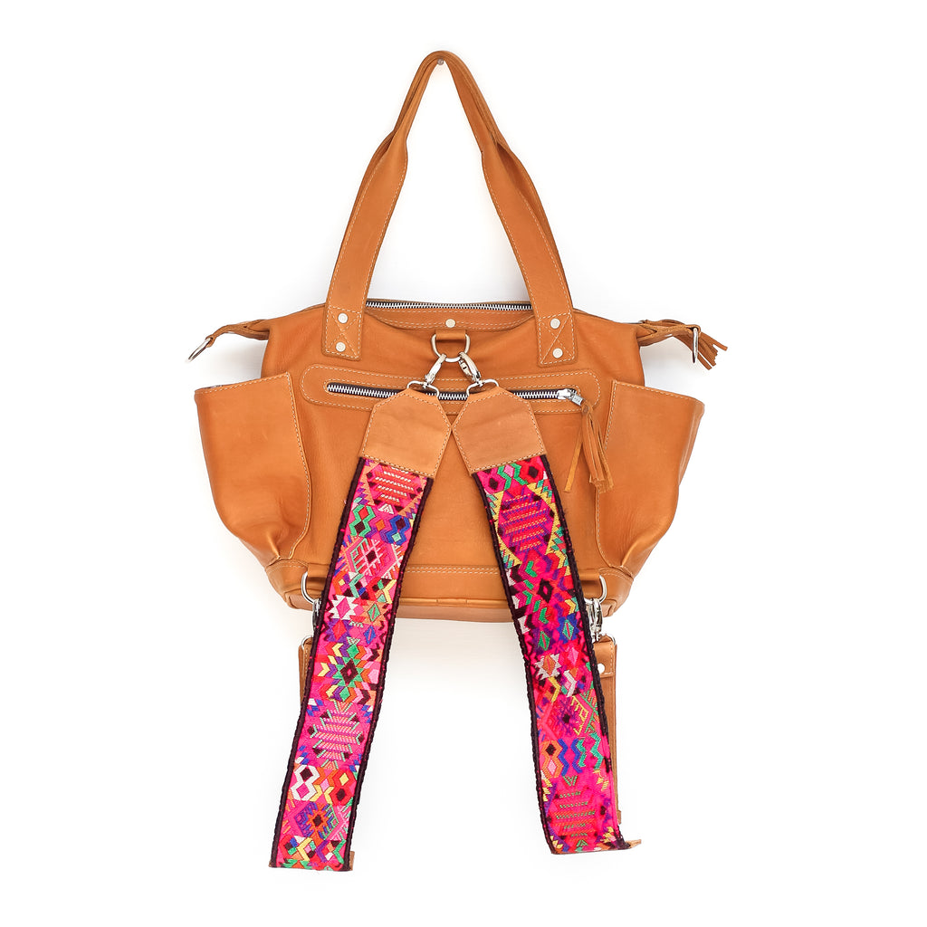 Vintage Embroidered Backpack Straps - Circus