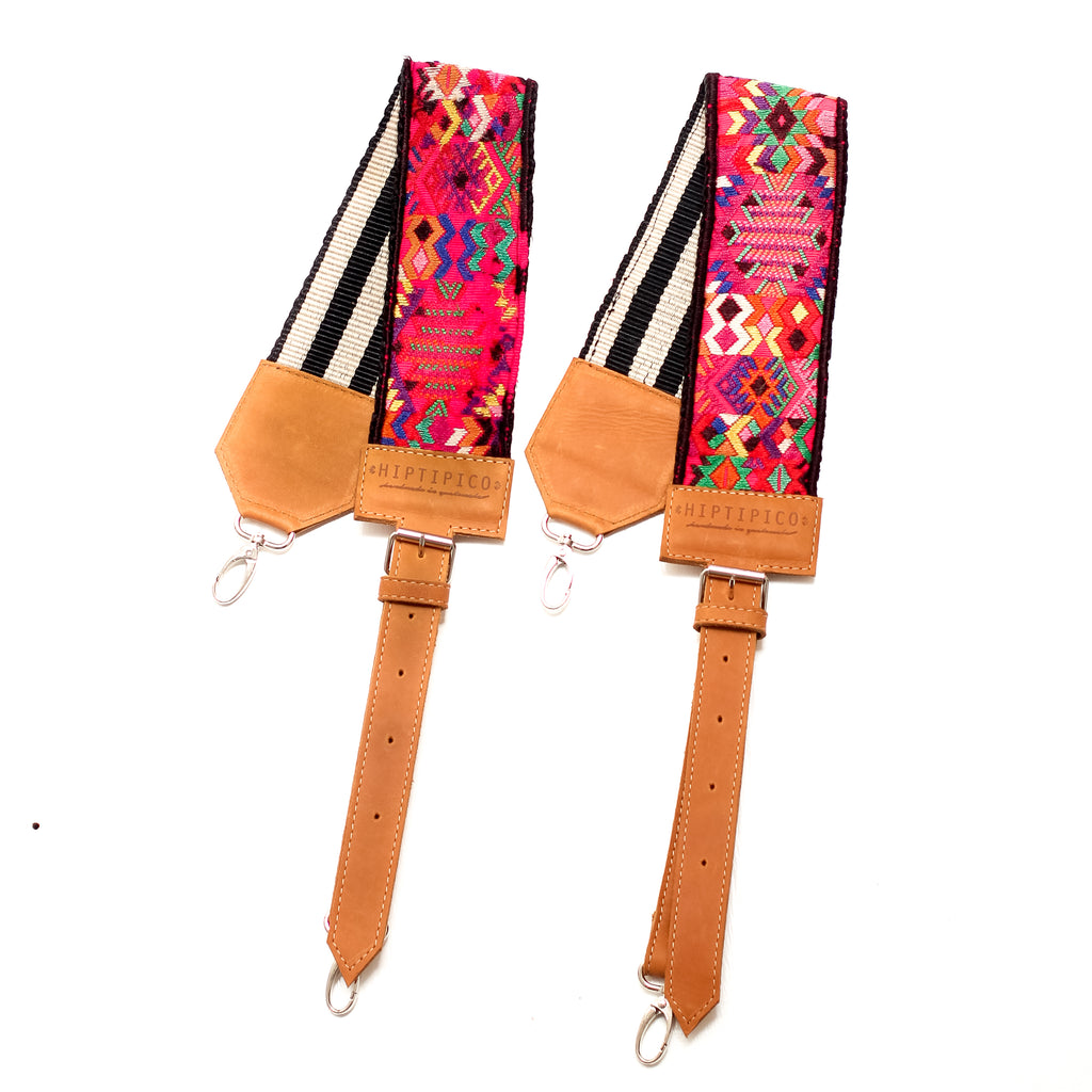 Vintage Embroidered Backpack Straps - Circus