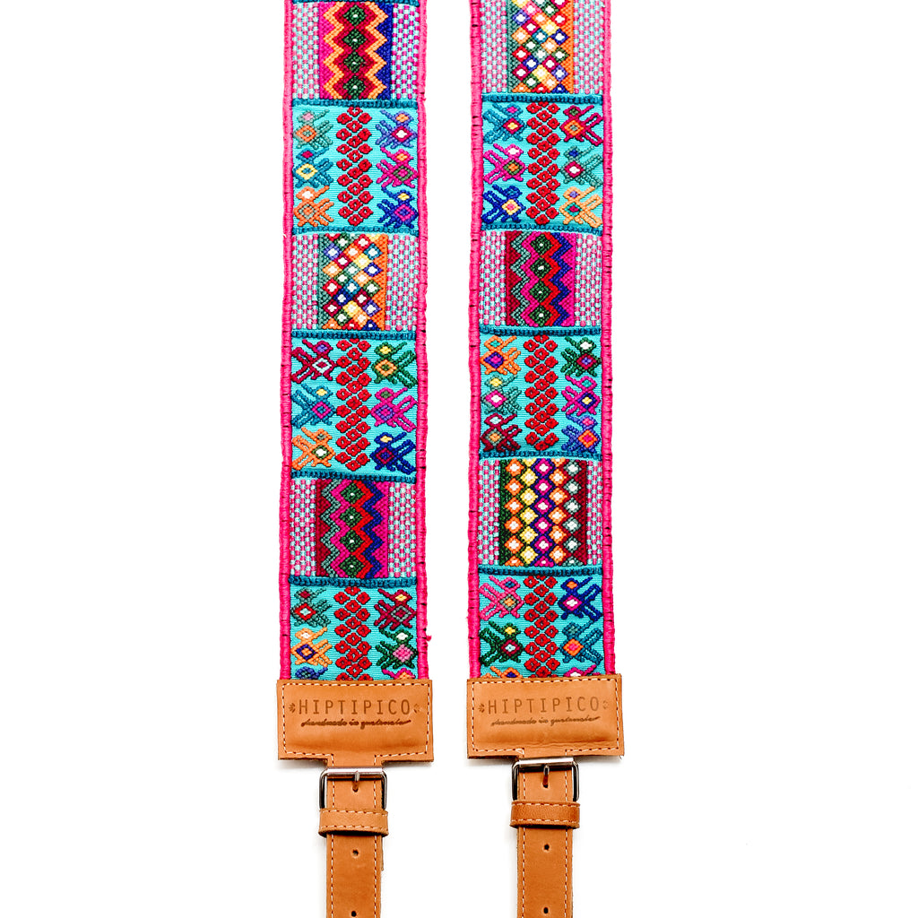 Vintage Embroidered Backpack Straps - Optimista
