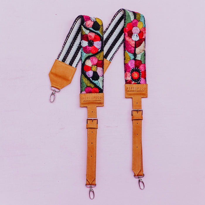 Vintage Embroidered Backpack Straps - Bombon
