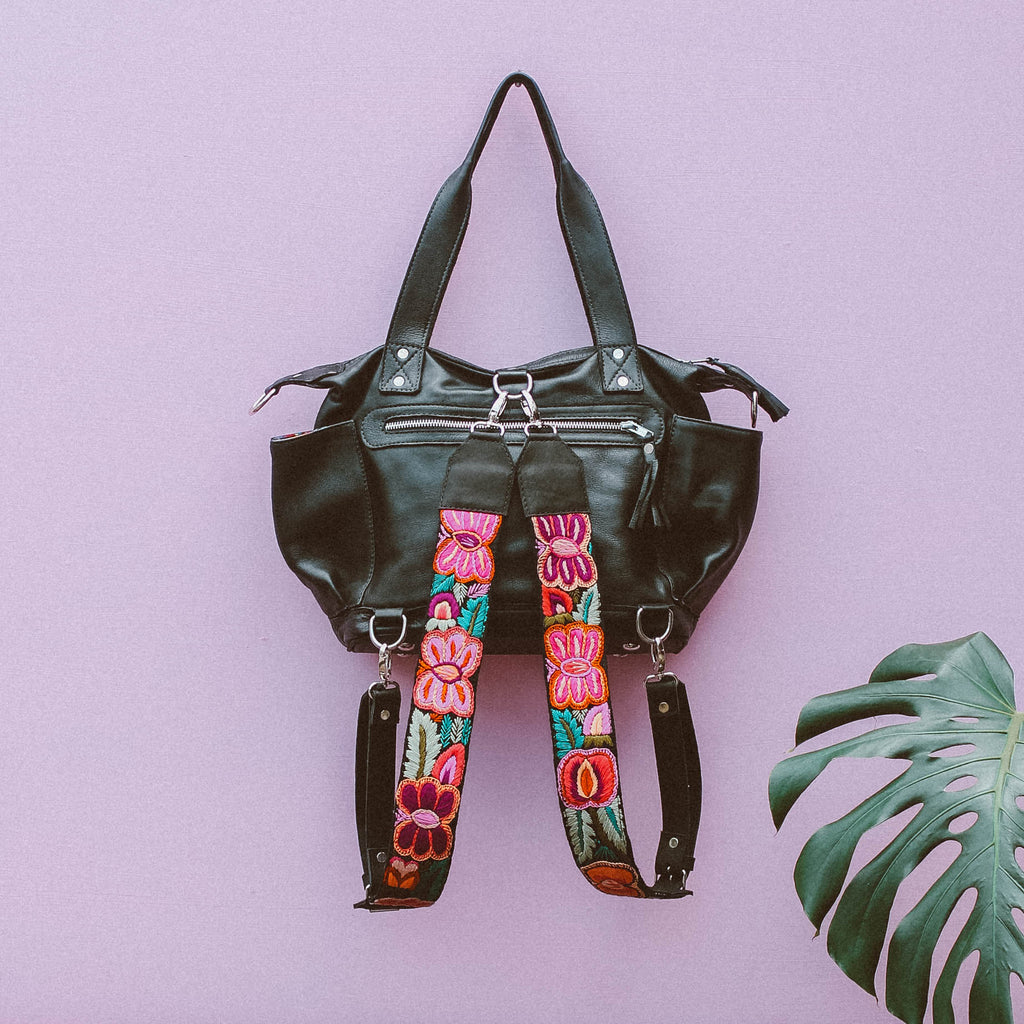 Newly Woven Backpack Straps - Wild Bloom