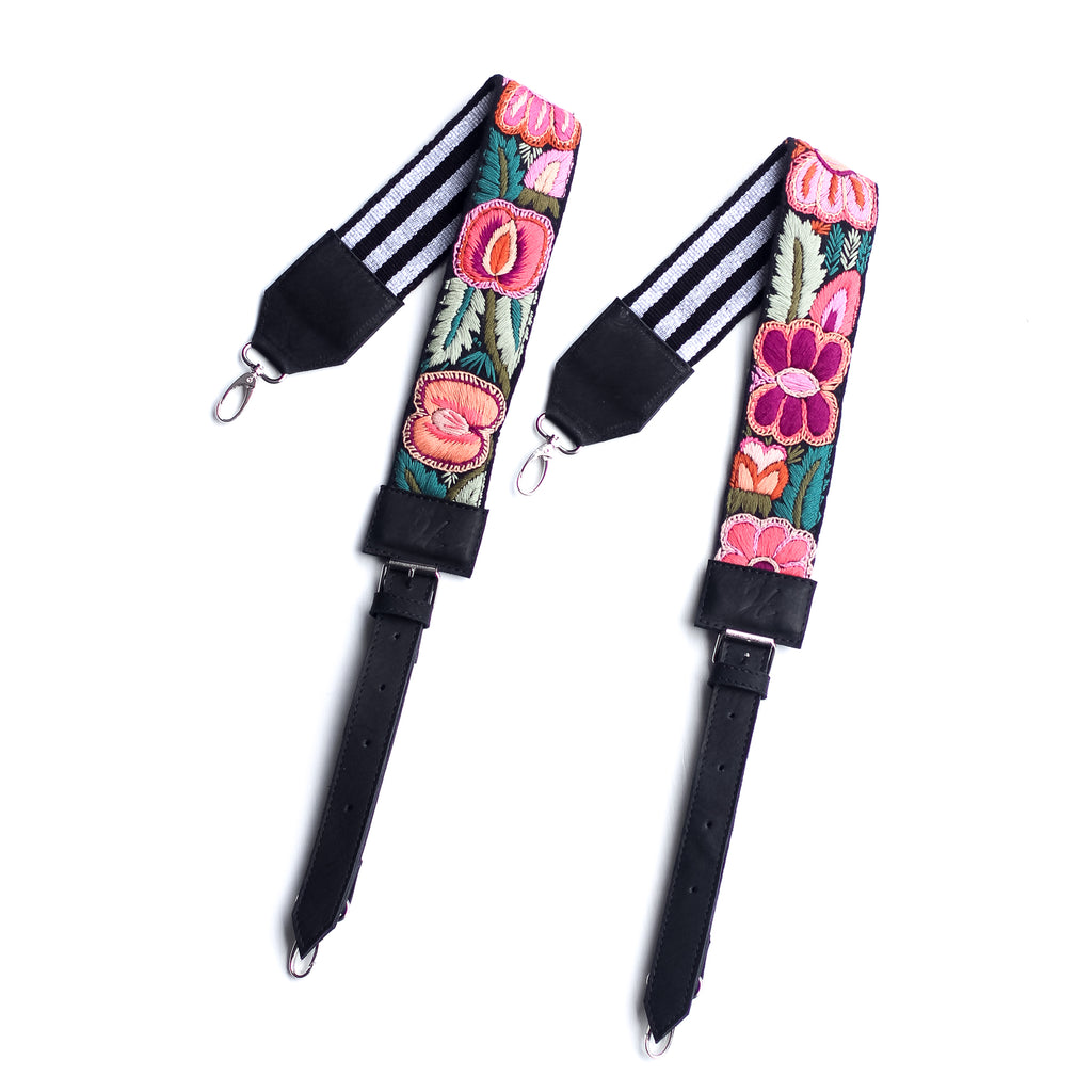 Newly Woven Backpack Straps - Wild Bloom