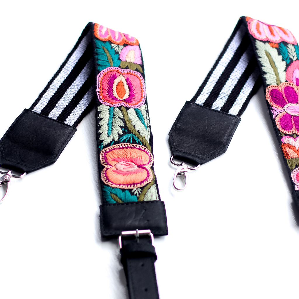 Newly Woven Backpack Straps - Wild Bloom