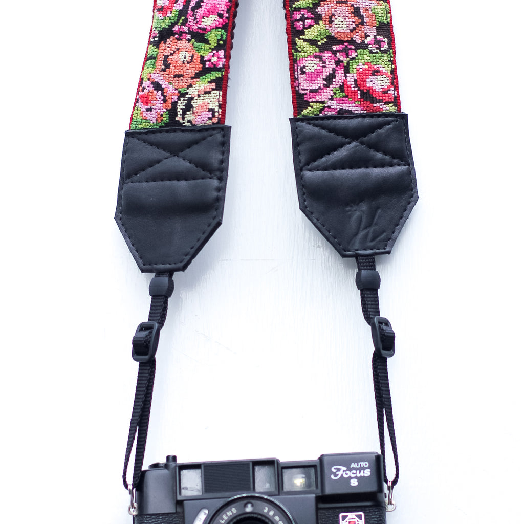 Vintage Embroidered Camera Strap - Sway with me