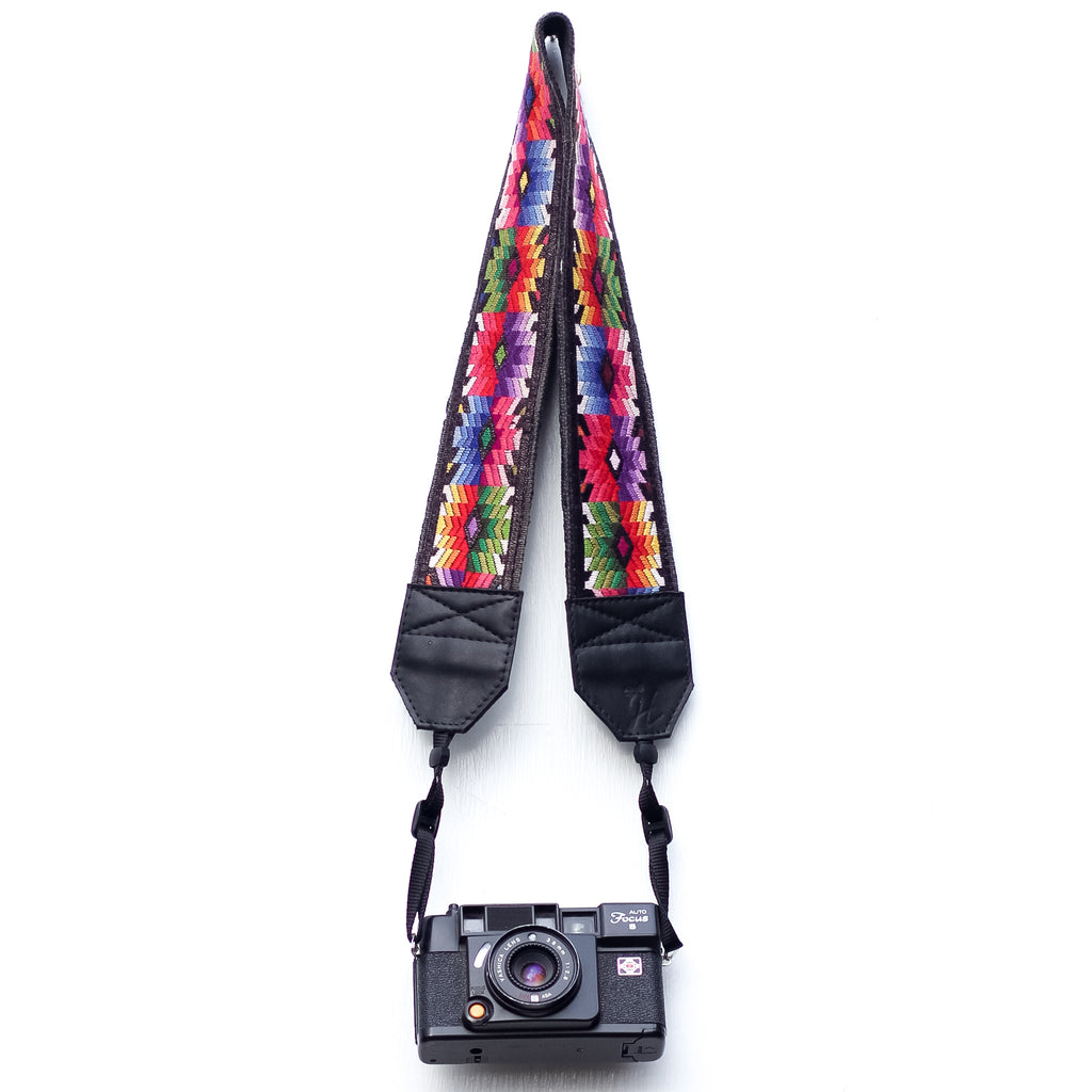 Vintage Embroidered Camera Strap - Zenith
