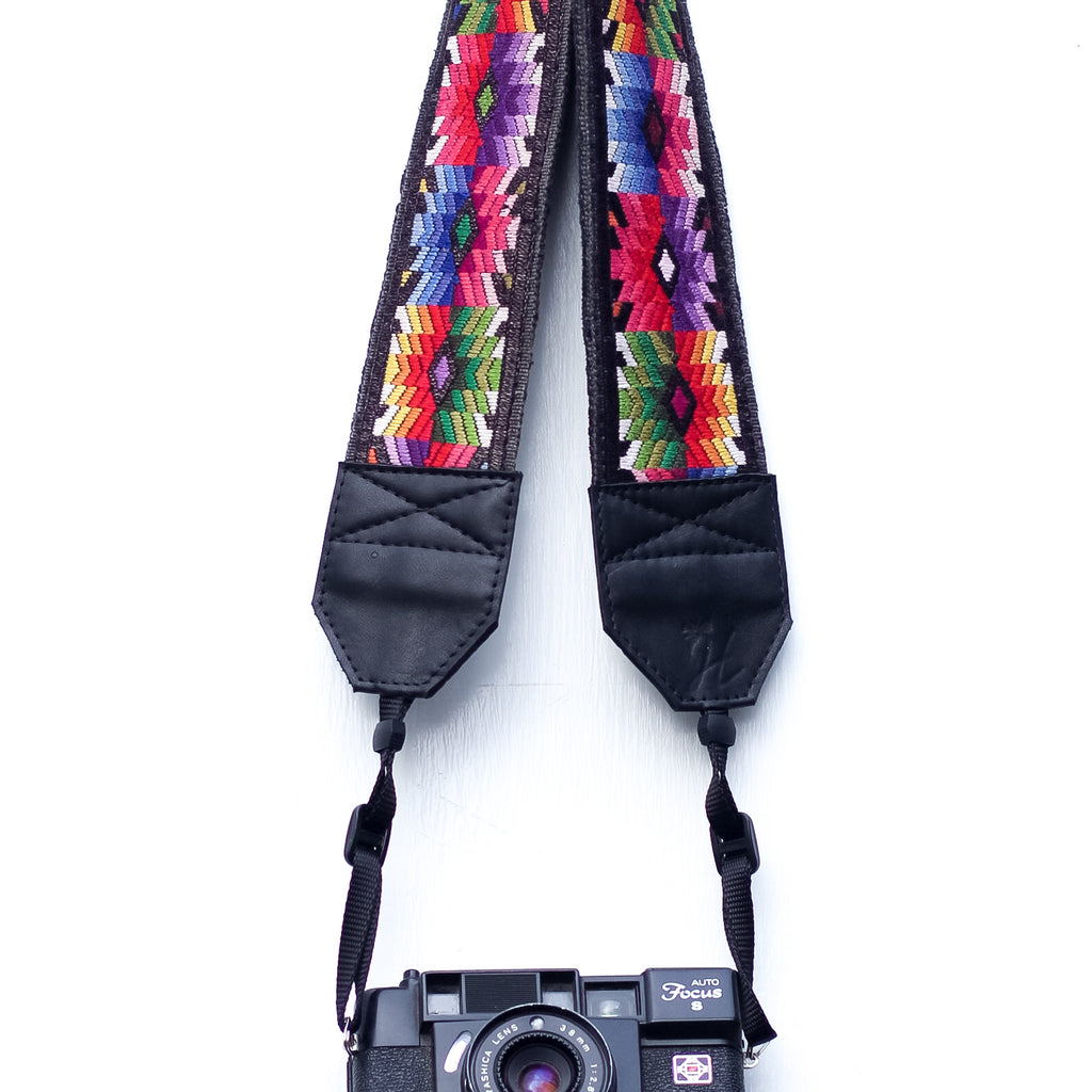Vintage Embroidered Camera Strap - Zenith