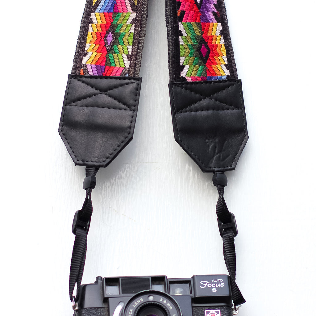 Vintage Embroidered Camera Strap - Zenith