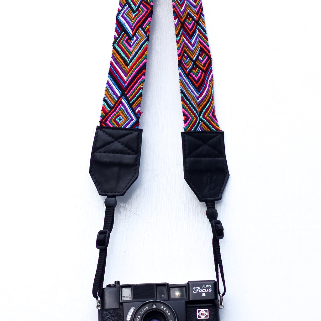 Vintage Embroidered Camera Strap - Illuminative