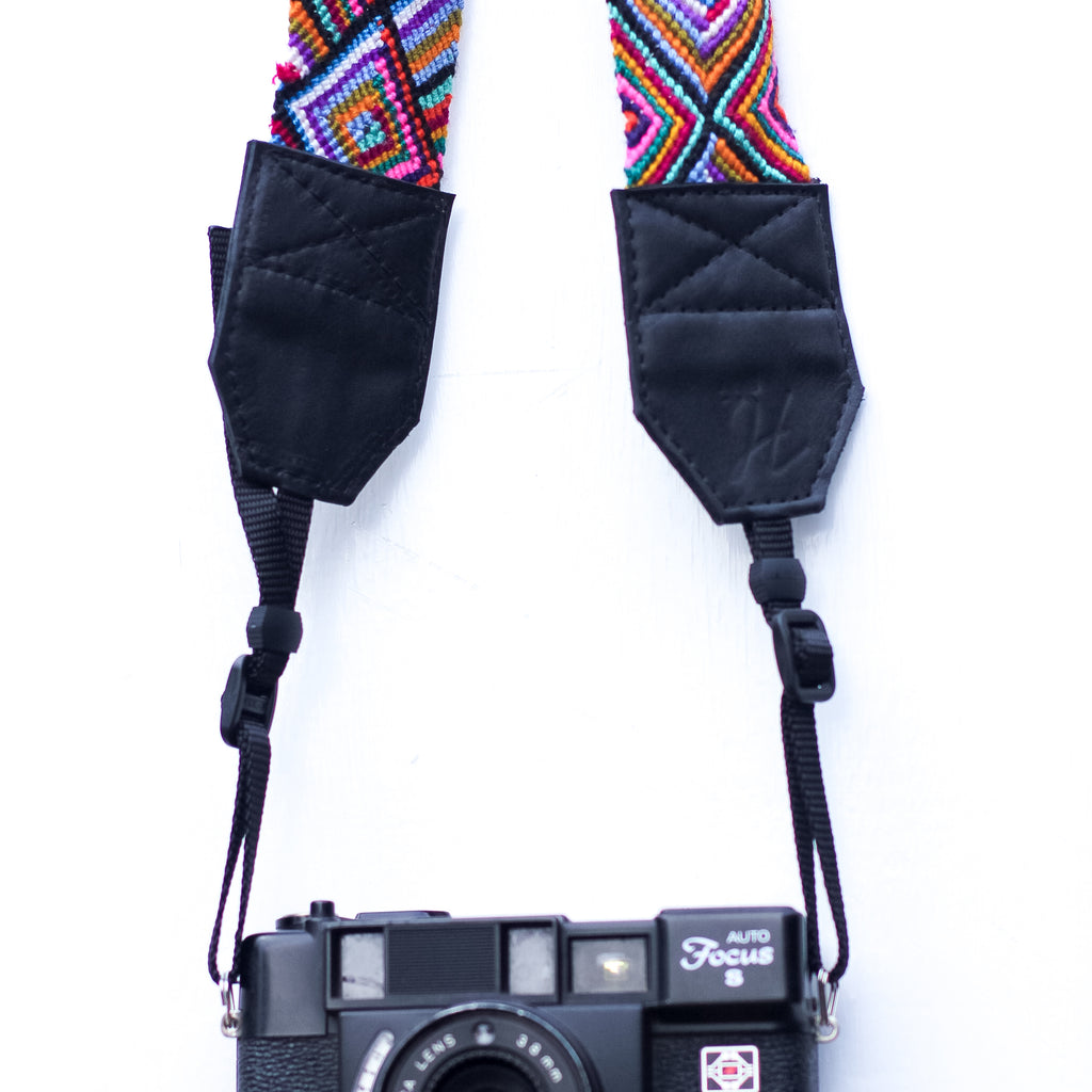 Vintage Embroidered Camera Strap - Illuminative