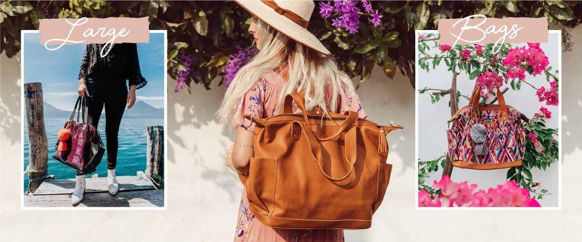 Hiptipico Leather Bag, Ethically Made Purse, Handmade Pom Pom, Artisan Made Goods, Hiptipico Traveler, Ethically Made, Artisan Goods, Sustainable Street Style, Hiptipico Convertible Leather Bag, Wearable Art, 