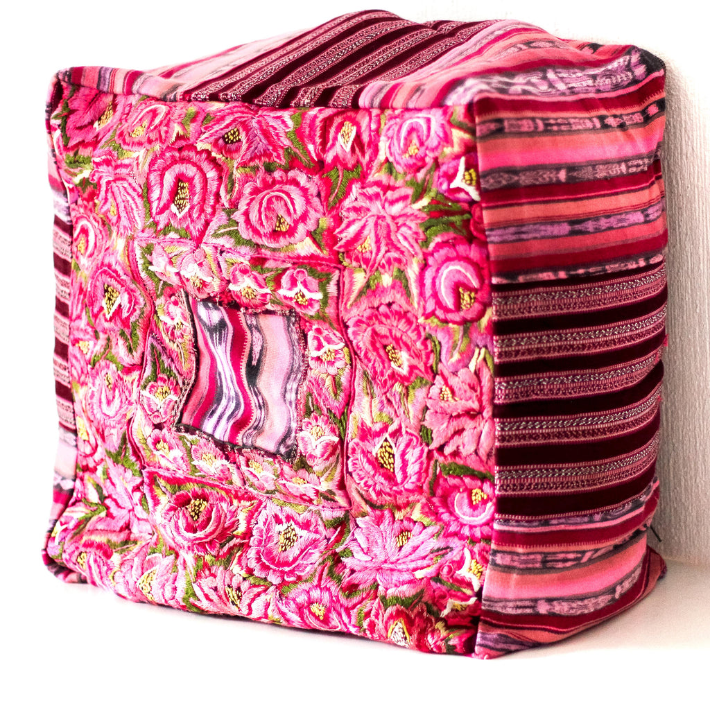 Casa Floor Pouf Small - 2203 Blush