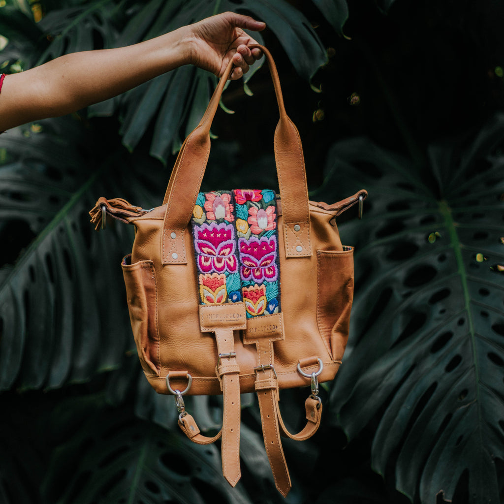 Newly Embroidered Backpack Strap - Eden