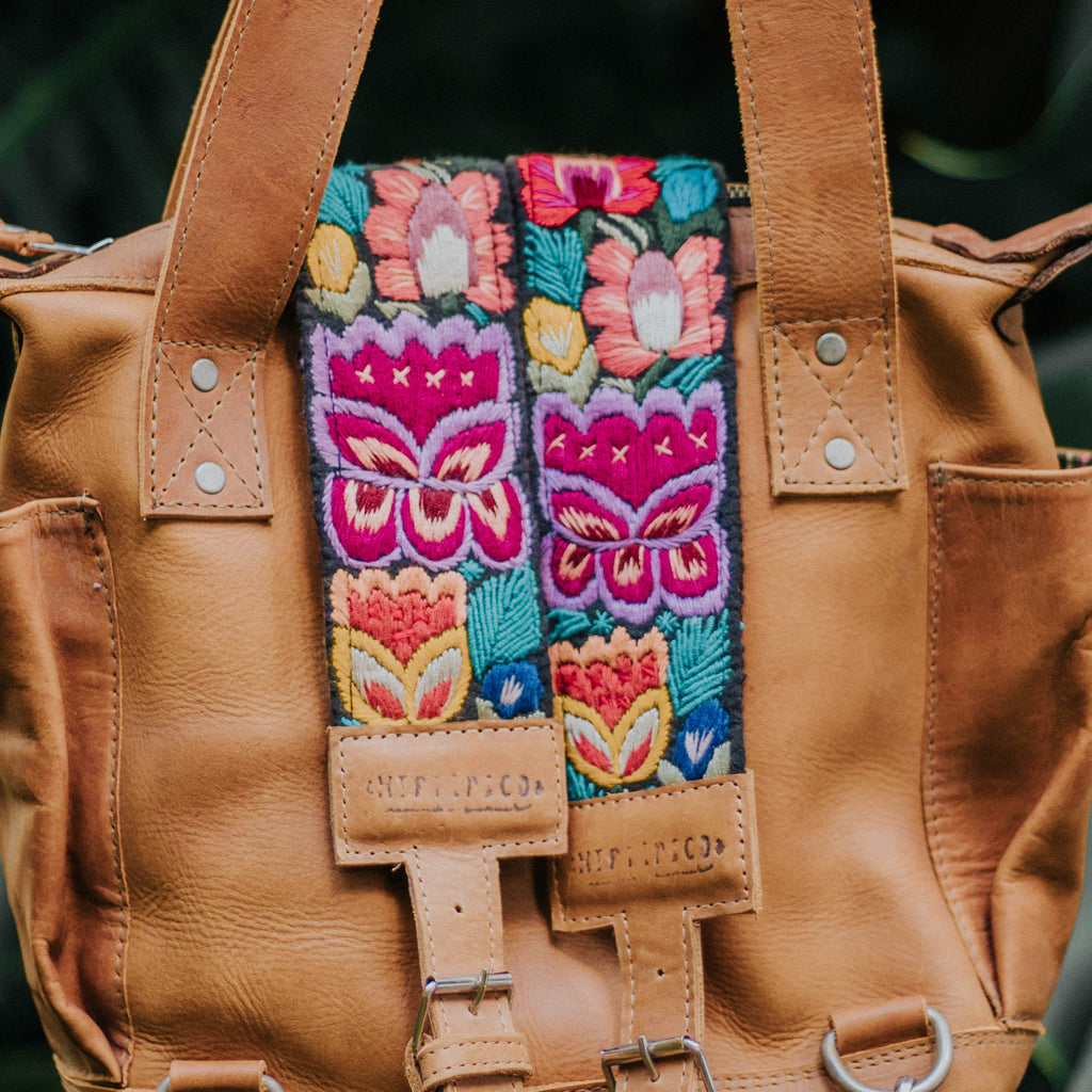 Newly Embroidered Backpack Strap - Eden