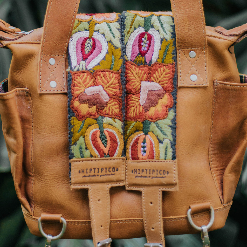 Newly Embroidered Backpack Straps - Willow