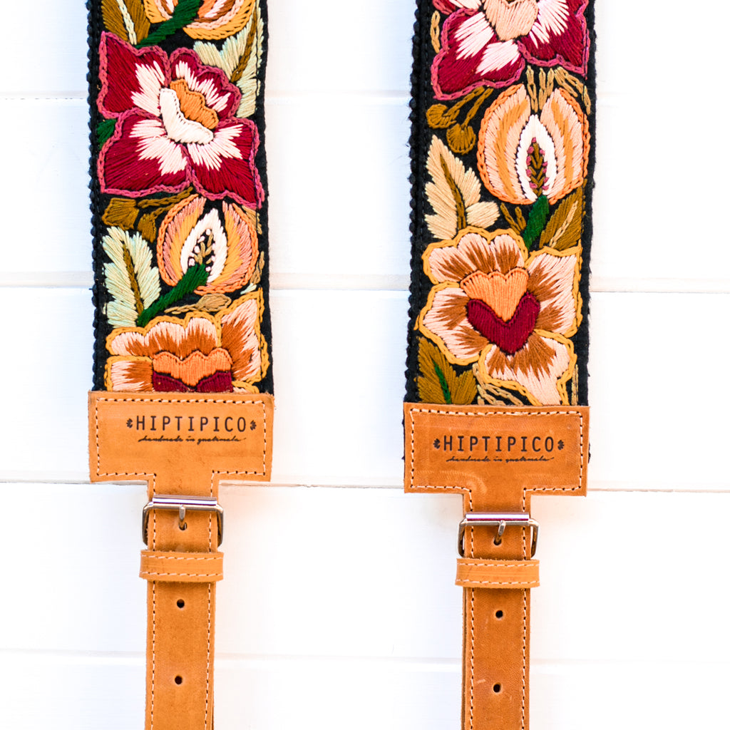 Newly Embroidered Backpack Straps - Willow