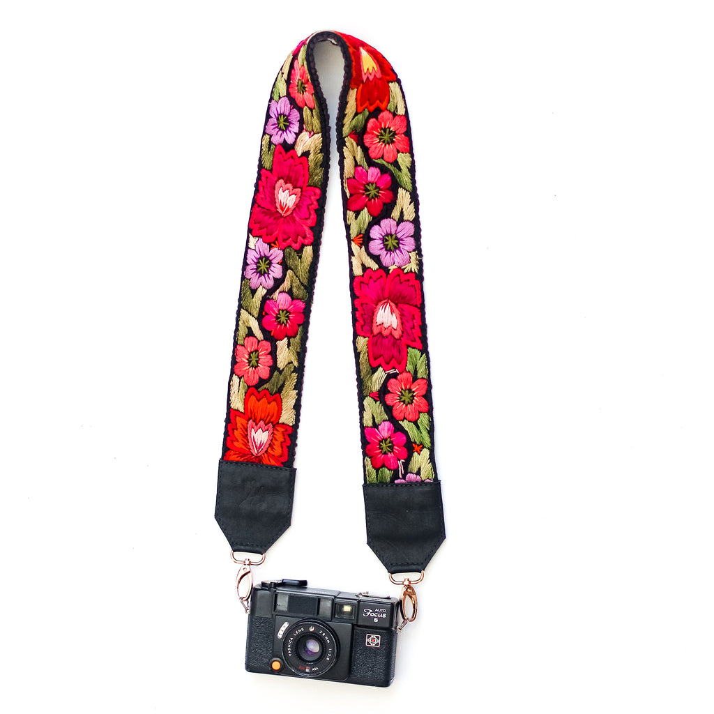 Gold Clip Vintage Embroidered Strap - Harmony