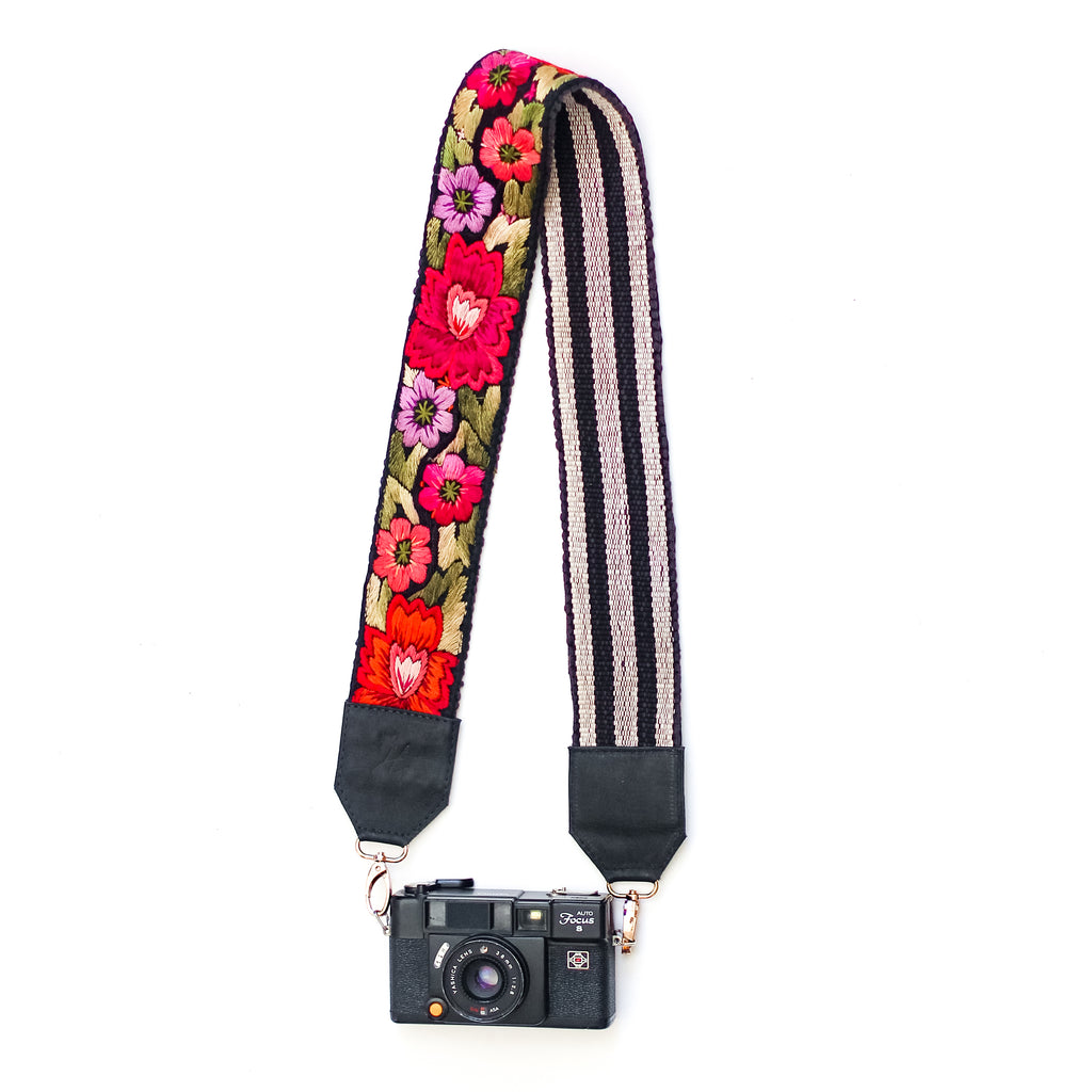 Gold Clip Vintage Embroidered Strap - Harmony