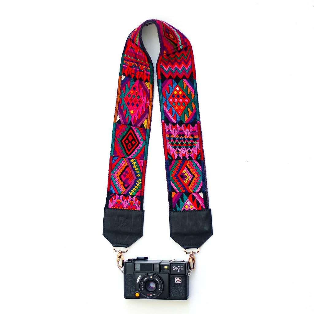 Gold Clip Vintage Embroidered Strap - Aurora