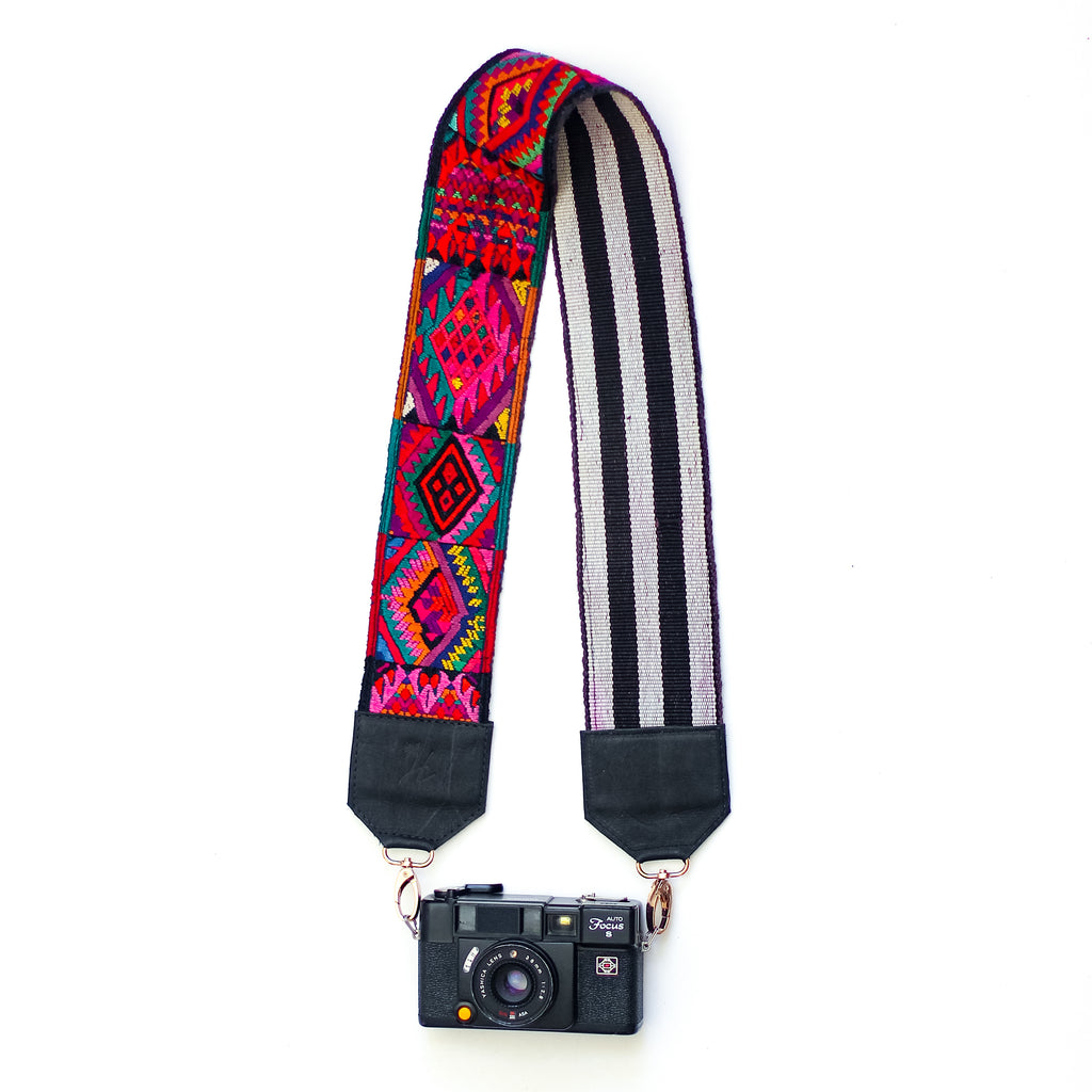 Gold Clip Vintage Embroidered Strap - Aurora