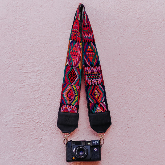 Gold Clip Vintage Embroidered Strap - Aurora