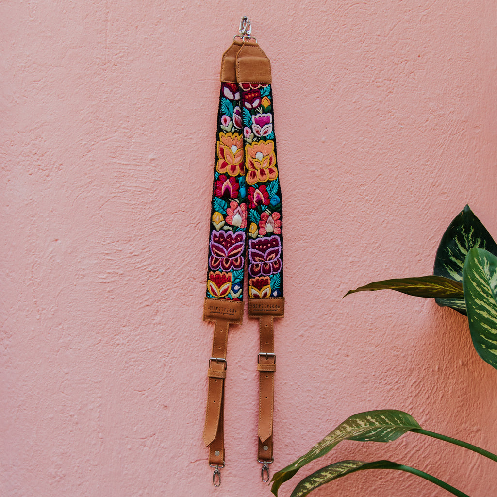 Newly Embroidered Backpack Strap - Eden