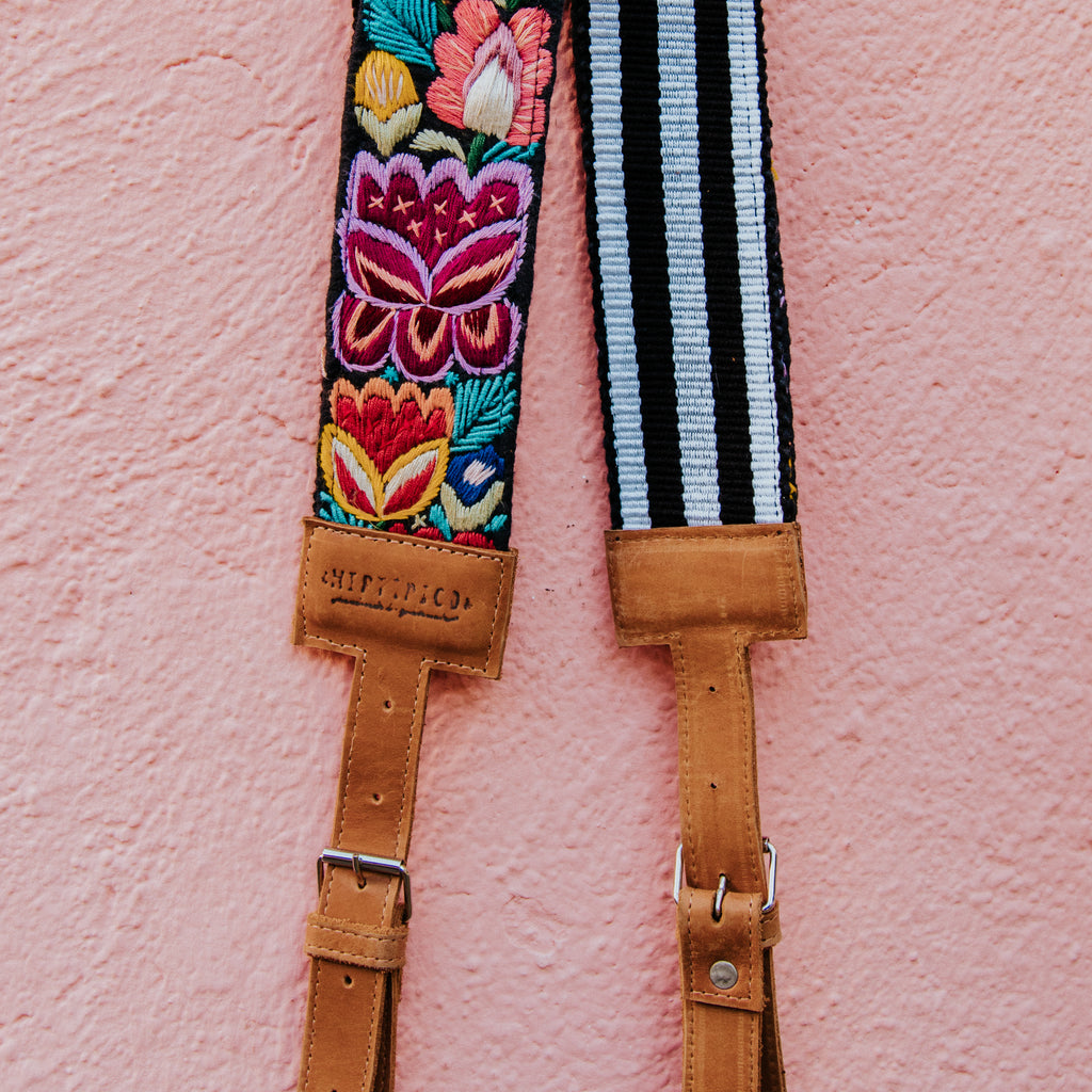 Newly Embroidered Backpack Strap - Eden
