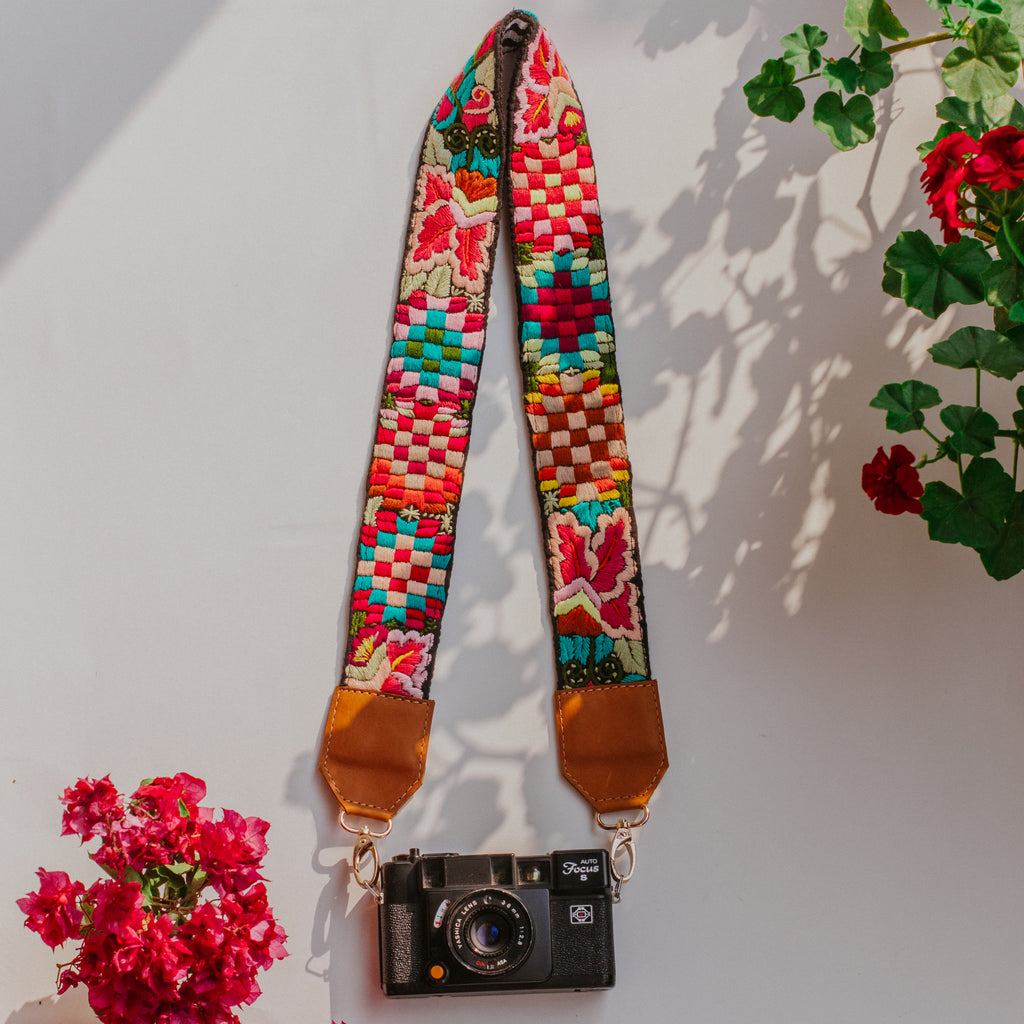 Newly Embroidered Strap - Tikal Sun