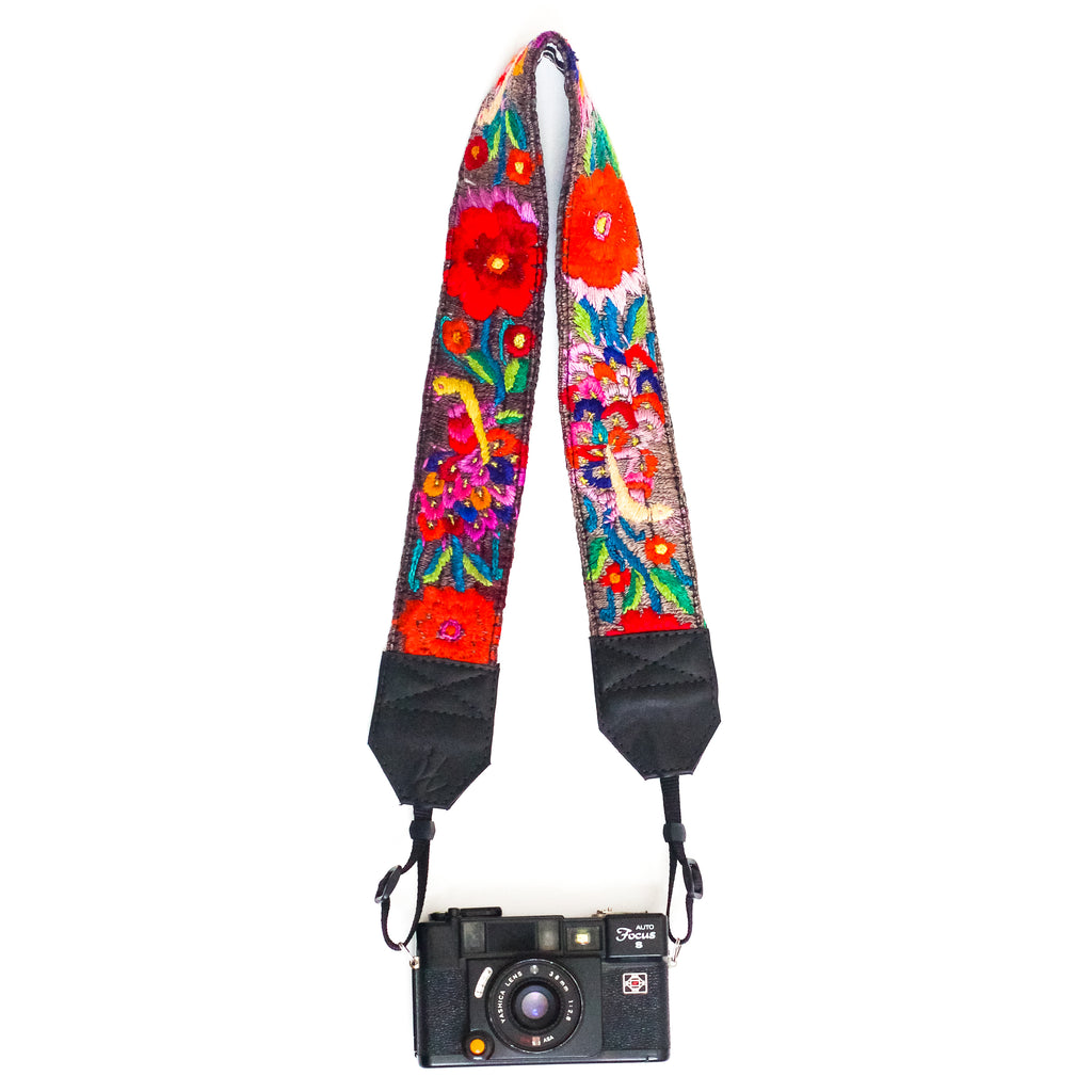Vintage Embroidered Camera Strap - VS39 Extravagante