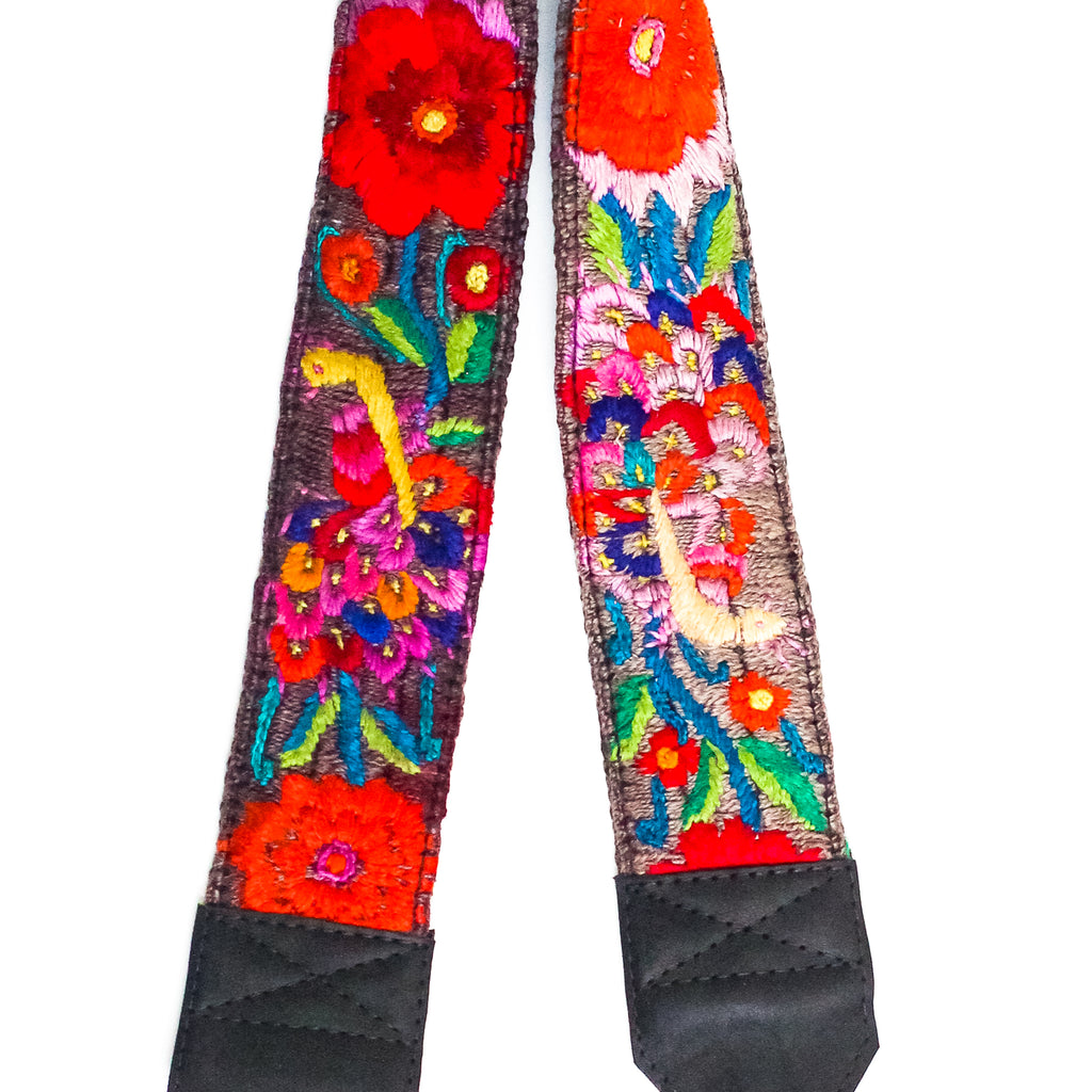 Vintage Embroidered Camera Strap - VS39 Extravagante